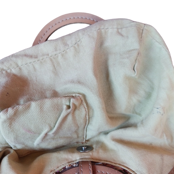 Fossil vintage multicolor woven mini handbag 6"×9" - Picture 6 of 7